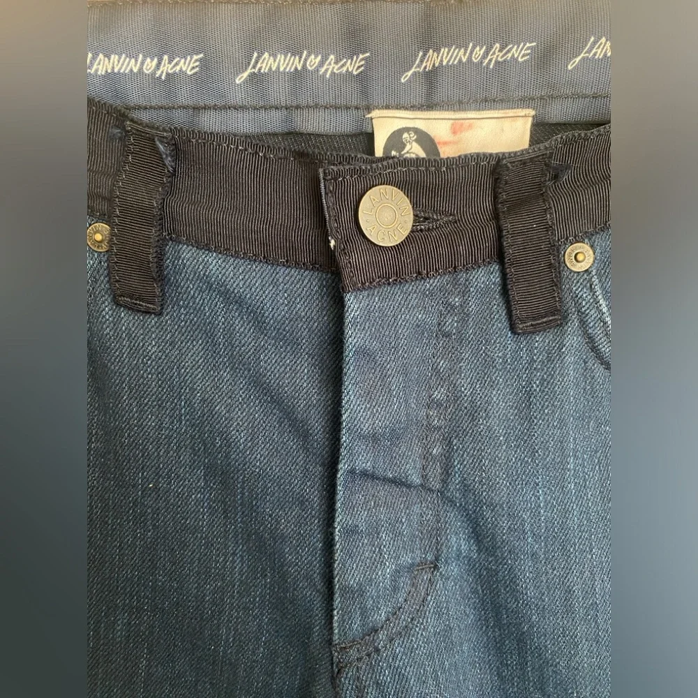 LANVIN Paris x Acne Denim Jeans SS09 Albert Elbaz Opening Ceremony Rare to Find✨ - Picture 9 of 16